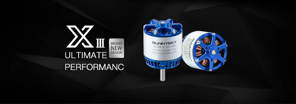 SunnySky X3120III 760KV 880KV 1025KV бесщеточный двигатель серии X для RC самолета квадрокоптера