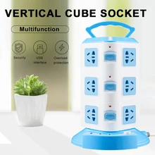 Блок питания Tower 220V универсальный протектор для электрической зарядки портативный 6 футов Шнур для расширения Прямая поставка