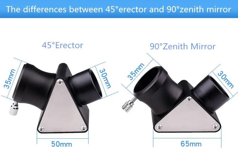 1,2" Зенит; диагональный зеркальный 90 градусов полностью металлический телескоп Диагональное зеркало для астрономического телескопа окуляр