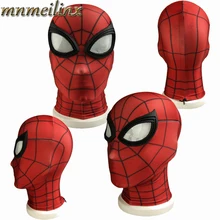 Фильм COS "Человек-паук" PS4 игры Косплей «Человек-паук»; костюмная Маска Косплей Головные уборы маска-шляпа Хэллоуина Размеры