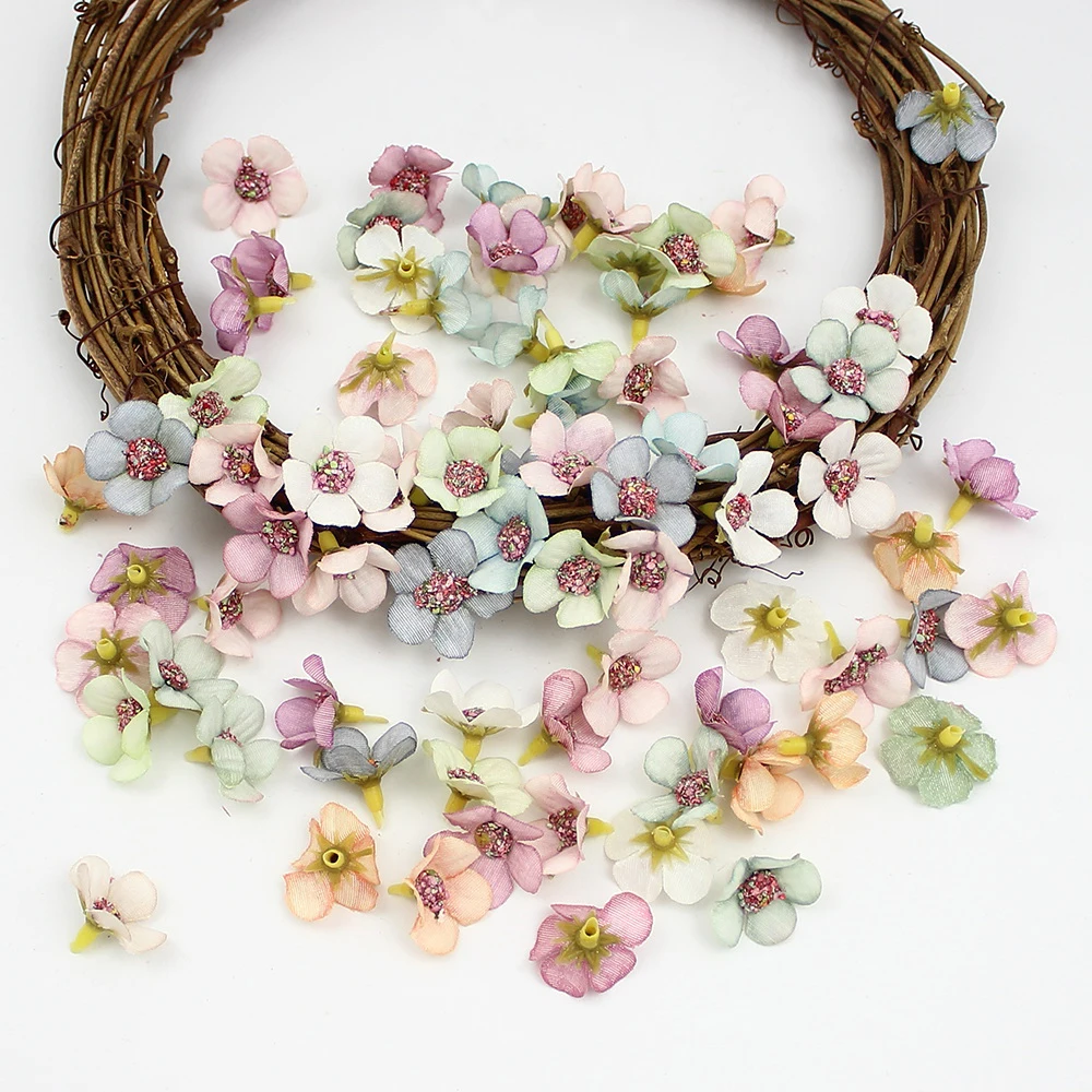 PipiFren 50Pcs Multicolor Daisy Flower Heads Artificial Flowers High Quality Fake Wreath Wedding Car Decoration yapay cicek PipiFren 50Pcs Multicolor Daisy Flower Heads Artificial Flowers High Quality Fake Wreath Wedding Car Decoration yapay cicek