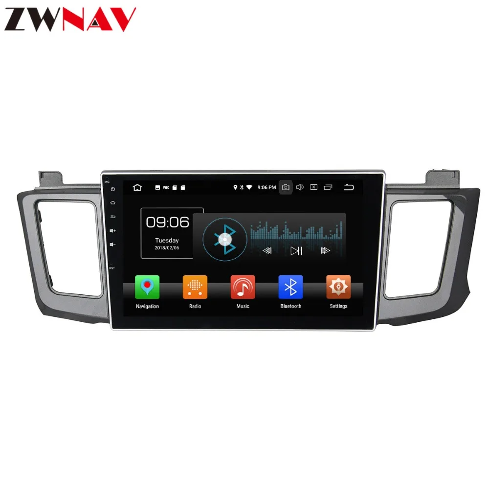 Best 10.1 inch Android 9 Car GPS Navigation System Car CD DVD Player for Toyota Rav4 2012-2015 Stereo Auto Radio Head Unit 5