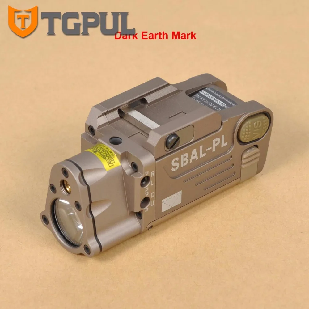 US $64.55 TGPUL SBALPL Weapon Light Constant Strobe Light With Red Laser Pistol Rifle Combo Flashlight Picatinny Rail