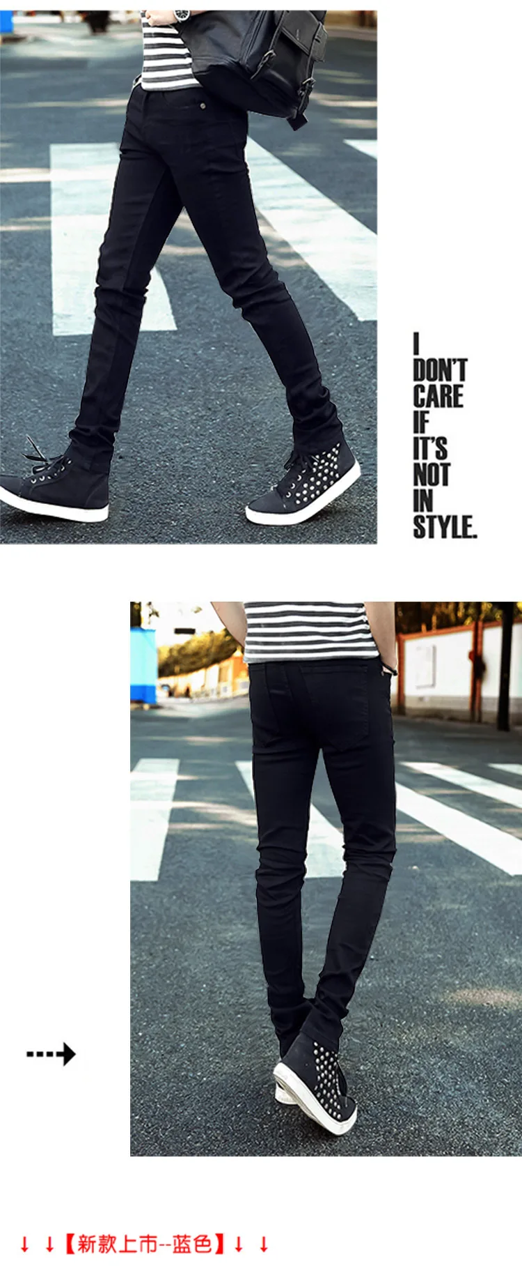 jack and jones jeans 2021 Mens jeans New Fashion Men Casual Jeans Slim Straight High Elasticity Feet Jeans Loose Waist Long Trousers hot baggy jeans mens