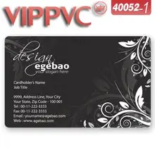 A40052-1 Новинка Прозрачный печать карт из ПВХ