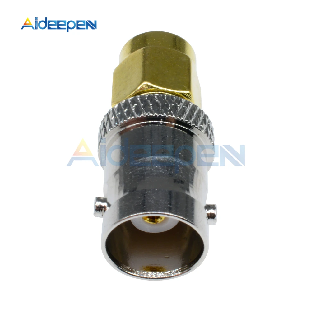 SMA Male к BNC Female RF Coax Коаксиальный Plug M/F Radio переходник для антенного