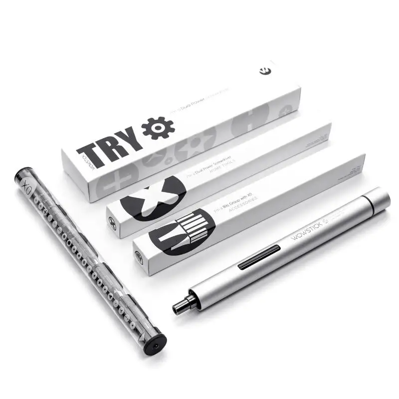 

ALLSOME WOWSTICK TRY 20 In 1 Dual Power Cordless Electric Screwdriver with X0 Screwdriver Bits Set HT2564