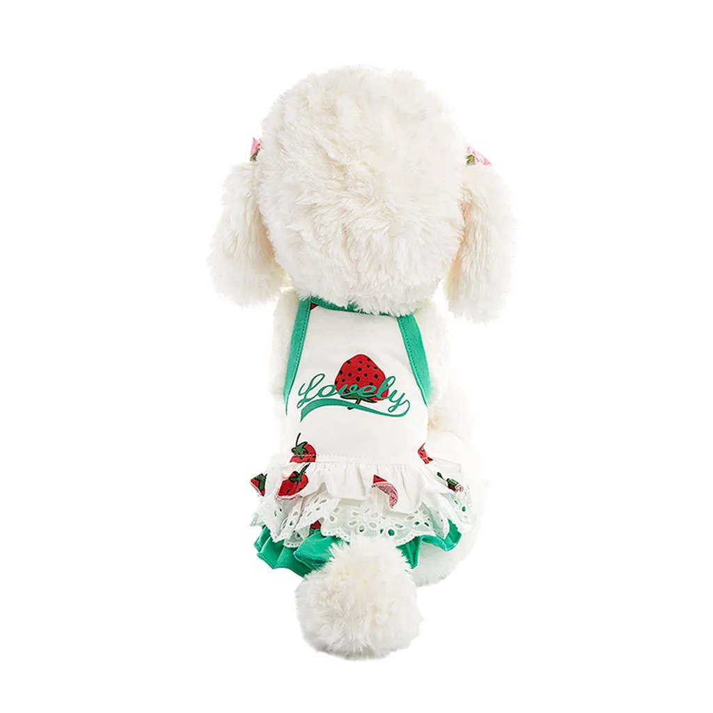 ISHOWTIENDA летняя одежда для собак юбка с принтом милый питомец, щенок жилет одежда для собак одежда рубашка товары для собак