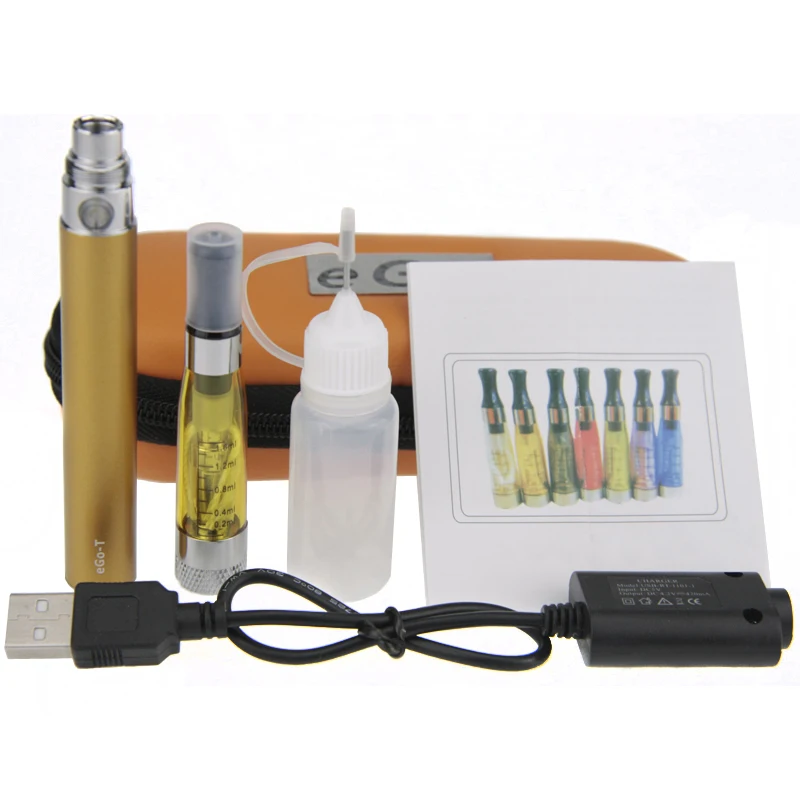 10pcs/lot Go CE4 kit Electronic cigarette egoT 650mah 900mah 1100mah battery ce4 plus atomizer with Zipper case e-cigarettes kit