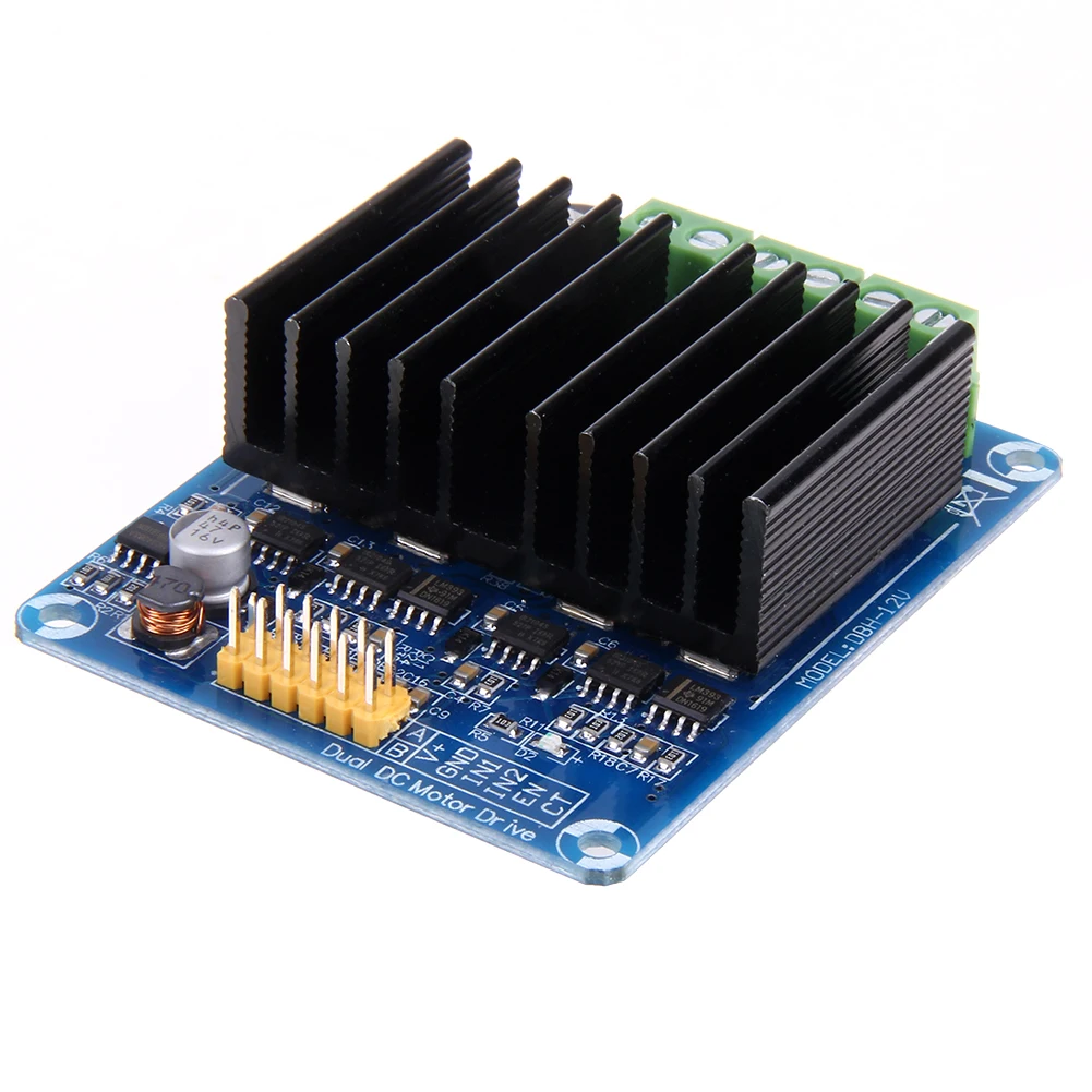 

30A 5V-15V Dual Channel H bridge Motor Drive Module Controller DHB-01A