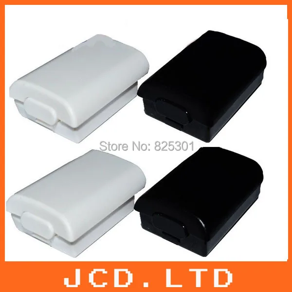 

for Xbox 360 Wireless Controller AA Battery back Cover Holder Pack Case Shell White & black each 25pcs