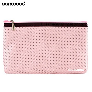 

Fashion Style Women Stripe Dots Toiletry Makeup Bag Travel Cosmetic Storage Case Wash Pouch 9XRB