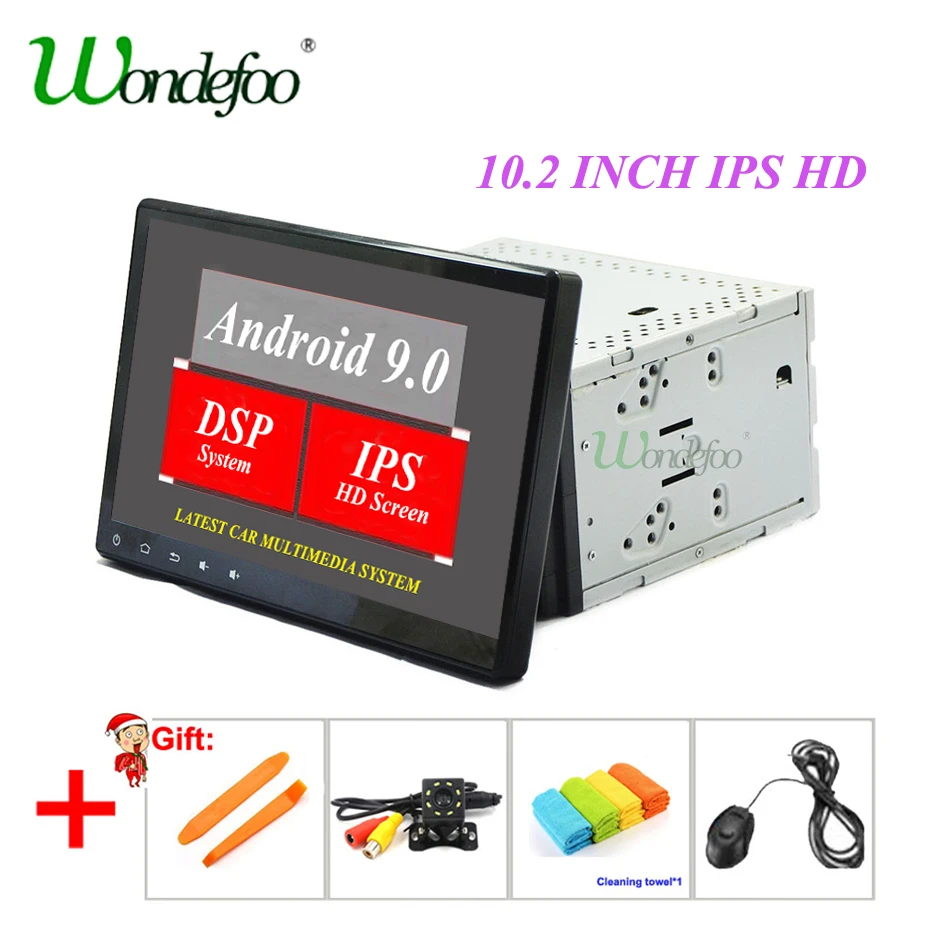 

DSP IPS 10.2'' Universal Car Multimedia Player GPS 2 din Android 9.0 For Volkswagen/VW/TOYOTA/NISSAN car dvd Radio Audio stereo