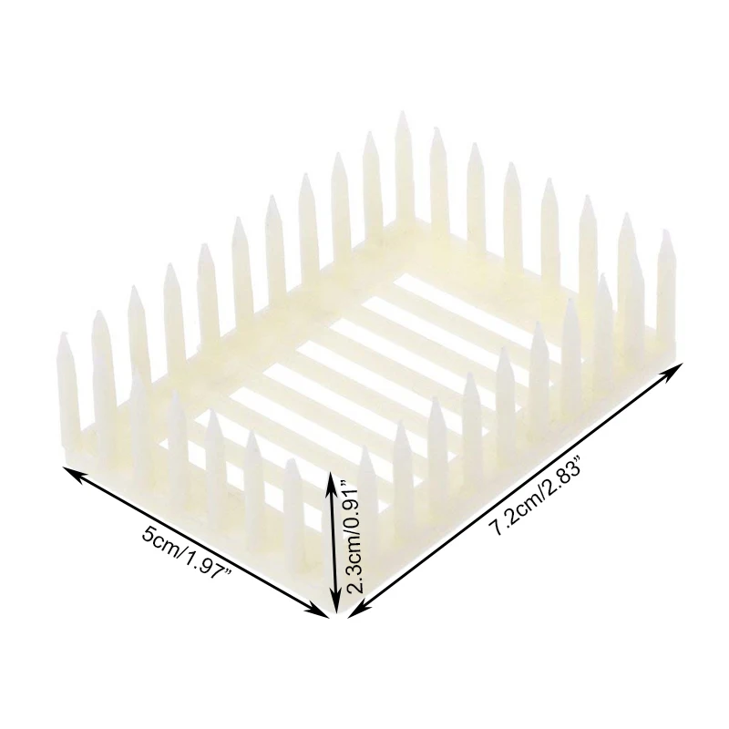 DLKKLB 10 шт. Пчеловодство инструменты пластик королева маркер клетка клип ловушка для пчел оборудование для пчеловодов