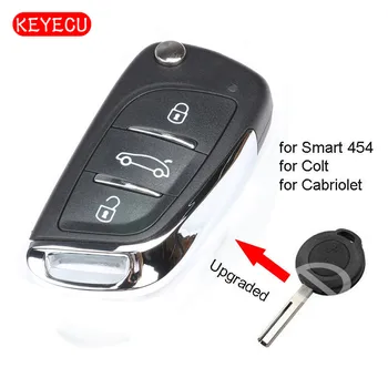 

Keyecu Upgraded Remote Key Fob 315MHz / 433MHz for Smart 454 Forfour