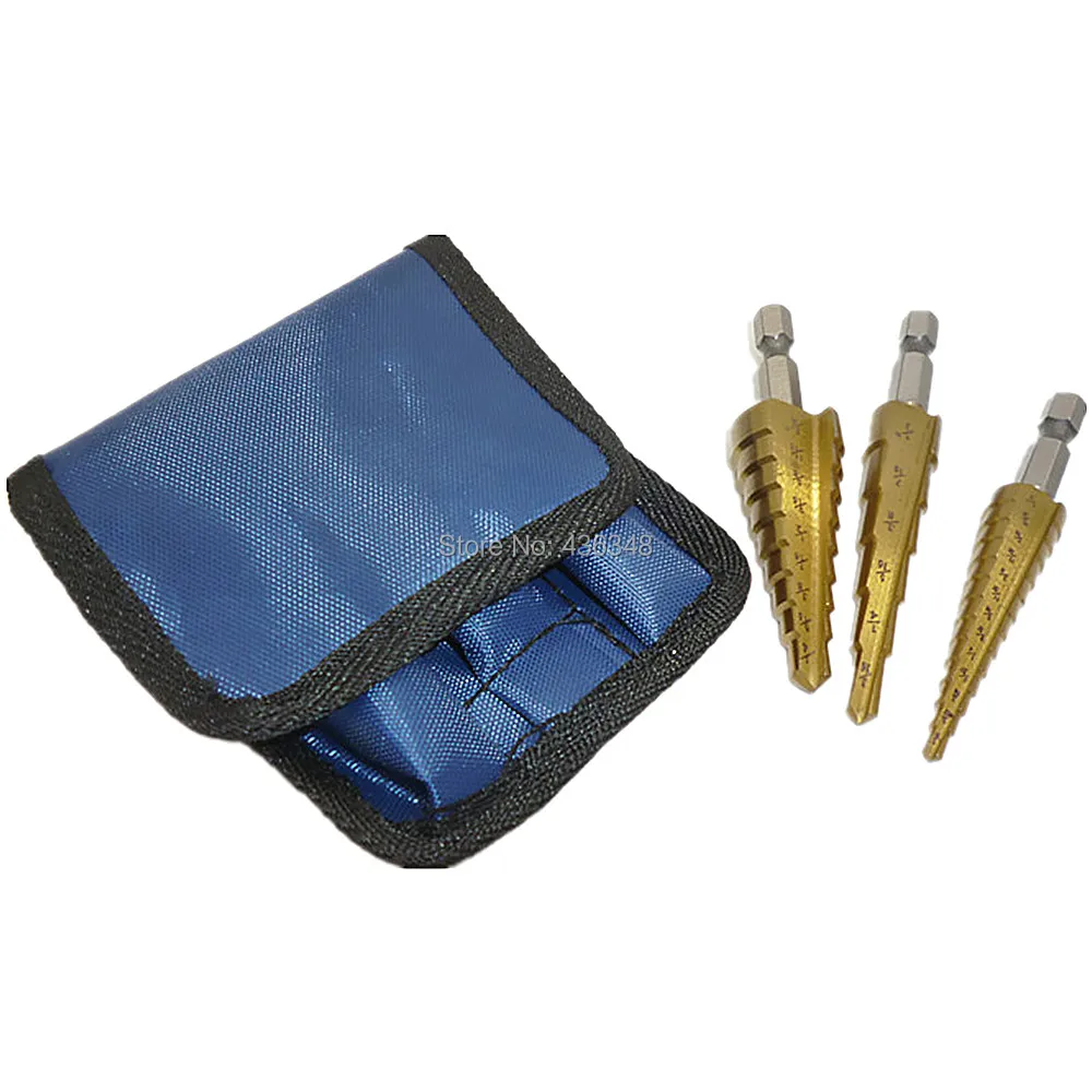 Titanium Step Drill Bits HSS Power Drills