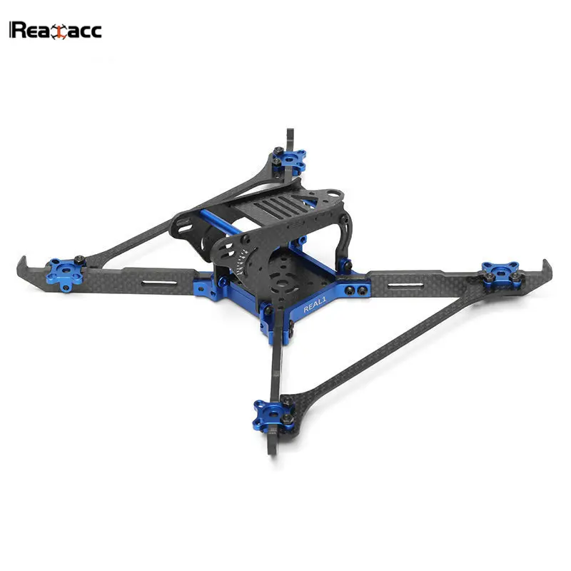 

Original Realacc Real1 220mm 5 Inch 4mm Thickness Vertical Arm CNC Carbon Fiber Frame Kit For RC Quadcopter Motor ESC Toys