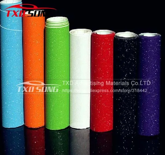 

1.52*30M High quality Matt diamond glitter vinyl sticker Matt diamond car wrap film with air free bubbles by free shipping