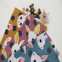 50x145 см милый кролик ткань плюшевая ткань особенно желтый без ворса сделать Санта Клаус Рождество офис одеяло платье