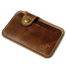 Бумажник мужчины люксовый бренд кошельки для кредитных карт коричневый тонкий мини-кошелек ID Чехол кошелек сумка держатель для визитных карточек горячая Распродажа A0