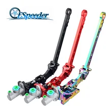 ESPEEDER Универсальный Регулируемый Вертикальный Гидравлический Дрифт E-Brake Racing ручной тормоз ралли дрейфующий с шестерней+ специальный главный цилиндр