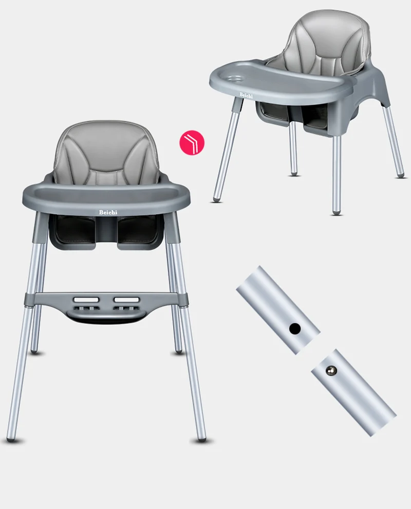 Портативный детский стульчик для кормления, регулируемое складное детское обеденное кресло, стул для кормления