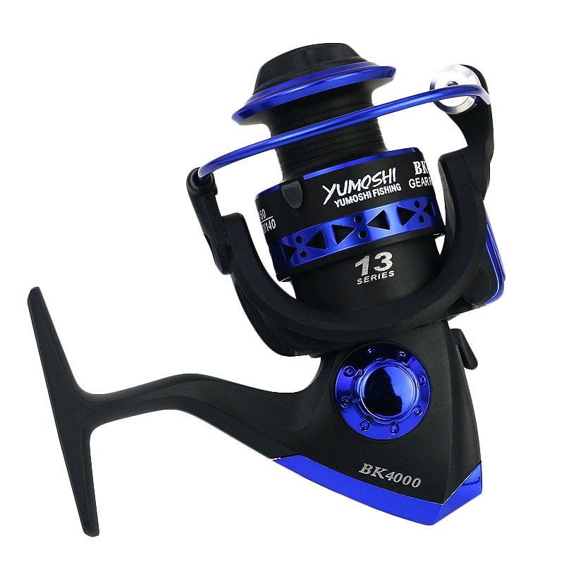 

Yumoshi 12Bb 5.1:1 Metal Spinning Fishing Reel Body Carp Fishing Reels Bk2000