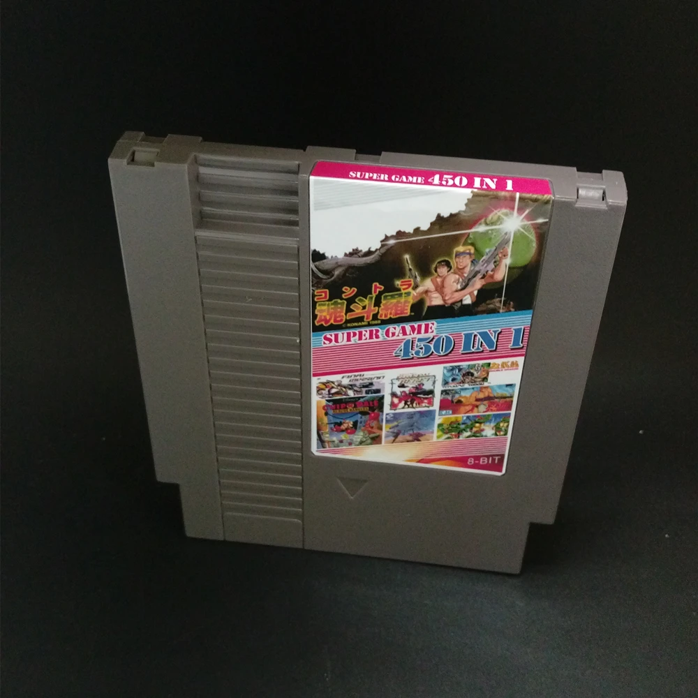 

450 In 1 Top quality 72 pins 8 bit Game Cartridge Contra 8 castlevania 2 SNOW BROS NINJA GAIDEM 1 2 3 NINJA Robocop Batman