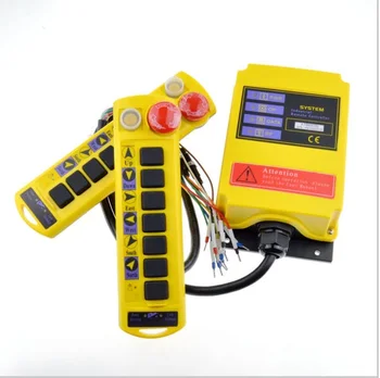

12V ~ 380VAC 1 Speed 2 Transmitters Control Hoist Crane Radio Remote Control Push Button Switch System Controller