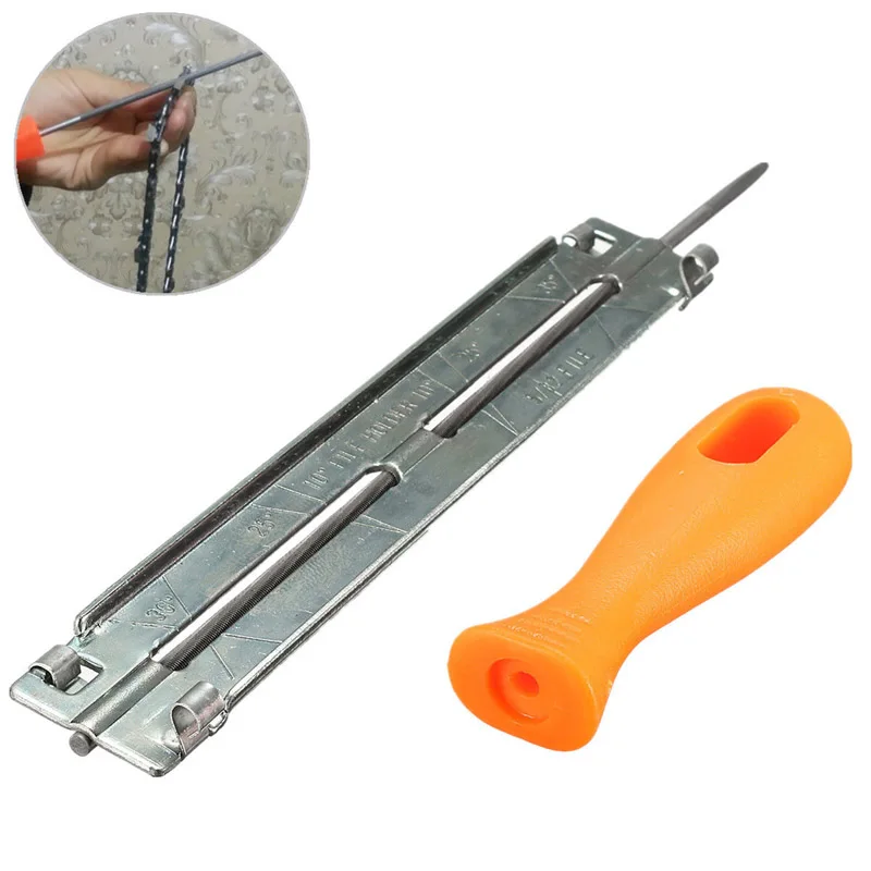 Silverline Individual Chainsaw File 4mm 4.8mm Blade Sharpener Guide Plate