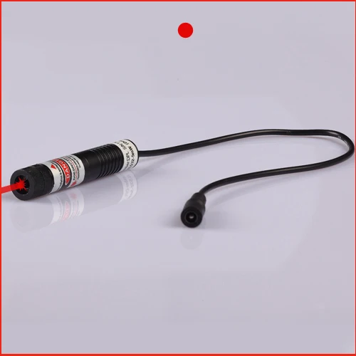 

100mW 650nm focusable DOT (Gauss beam) laser alignment with power adapter plug and use 16x70mm