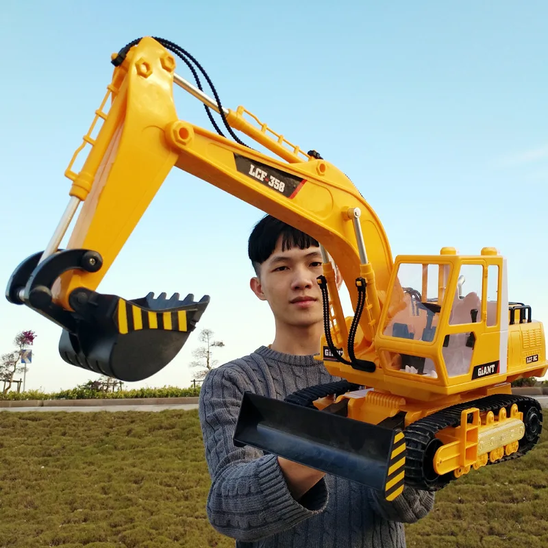 

Super Remote Control Machinery Charge Action Engineering Vehicle Toys Wireless An Excavator Boy Automobilewithout original box