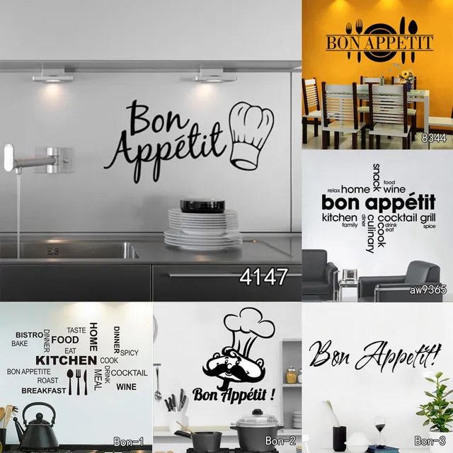 Special Price Bon Appetit Food Wall Stickers Kitchen Room Decoration DIY Vinyl Adesivo De Paredes Home Decals Art Posters Wall Papers Special Price Bon Appetit Food Wall Stickers Kitchen Room Decoration DIY Vinyl Adesivo De Paredes Home Decals Art Posters Wall Papers