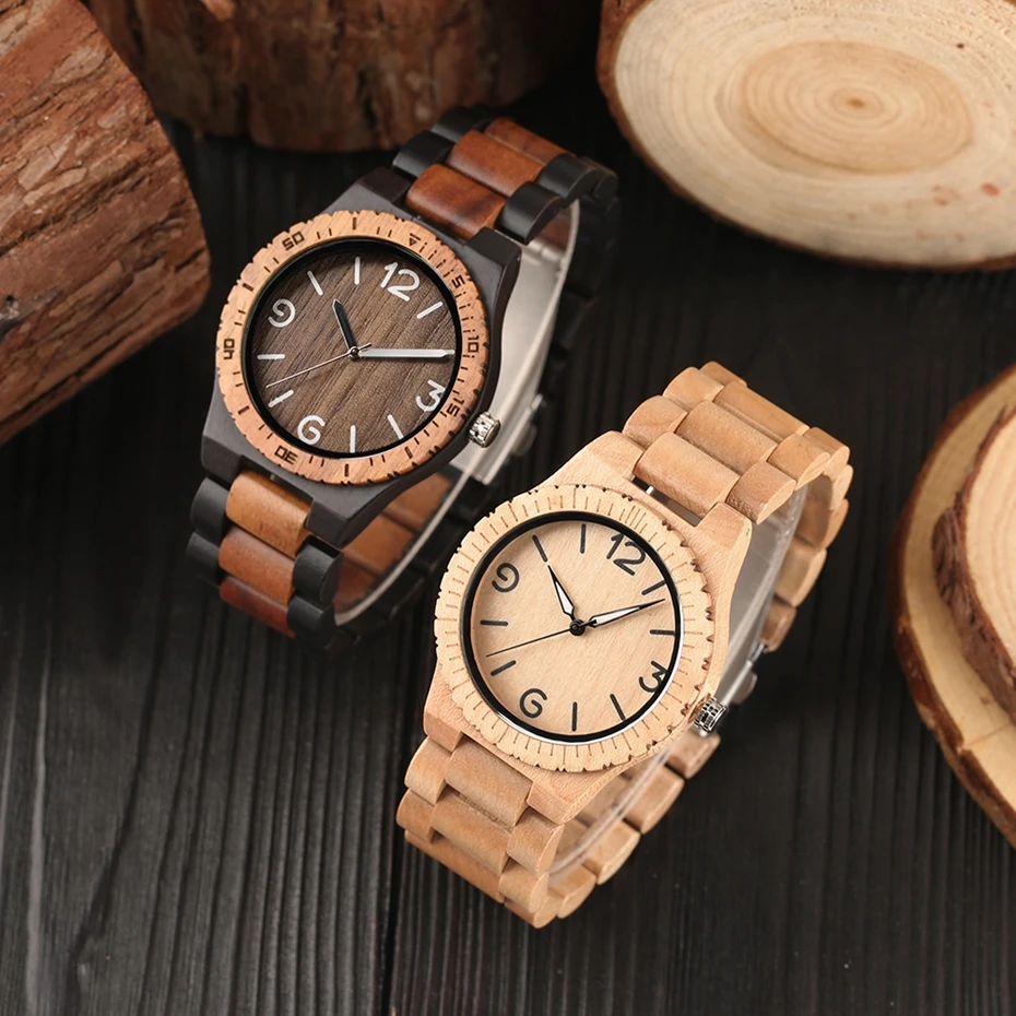 Minimalist Retro Full Wooden Watches Women Men Bamboo Wood Bracelet Fashion Creative Quartz Wristwatch Handmade Gifts Clock Hour 2018 (35)