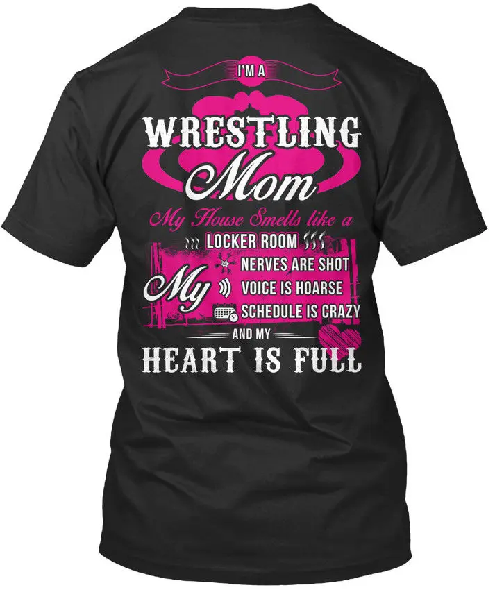 I Love Being A Wrestling MOM Premium футболка высокого качества с принтом | Мужская одежда