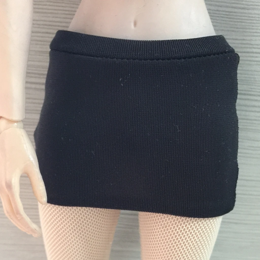 1/6 Dolls Accessories Black Package Hip Skirt Dress for 12" Female Action Figure Body Hot Toy Dolls Cloth Collect Kid Girl Gift