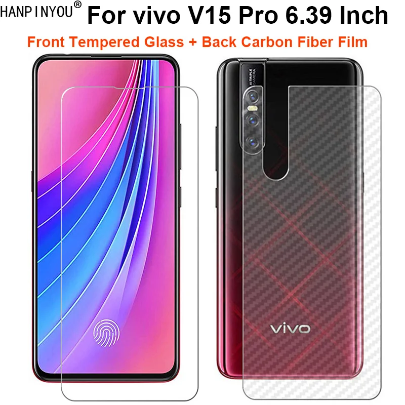1 комплект = мягкая задняя пленка из углеродного волокна для vivo V15 Pro 6 39 &quot+