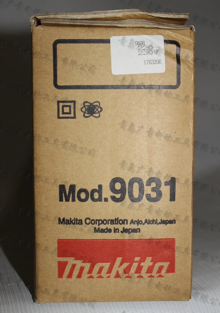 Японский Makita 9031 ленточная машина 9032 портативный ленточный Полировочная, шлифовальная машинка для ленточношлифовального станка(ленточно-шлифовальный станок) 500W
