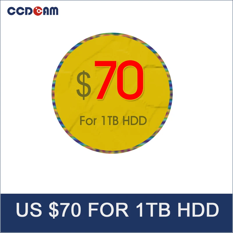 

CCDCAM Professional Monitoring Hardisk 1TB HDD Suitable for All Our DVR