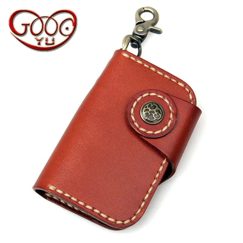 

Short paragraph first layer of leather upscale vertical square key bag