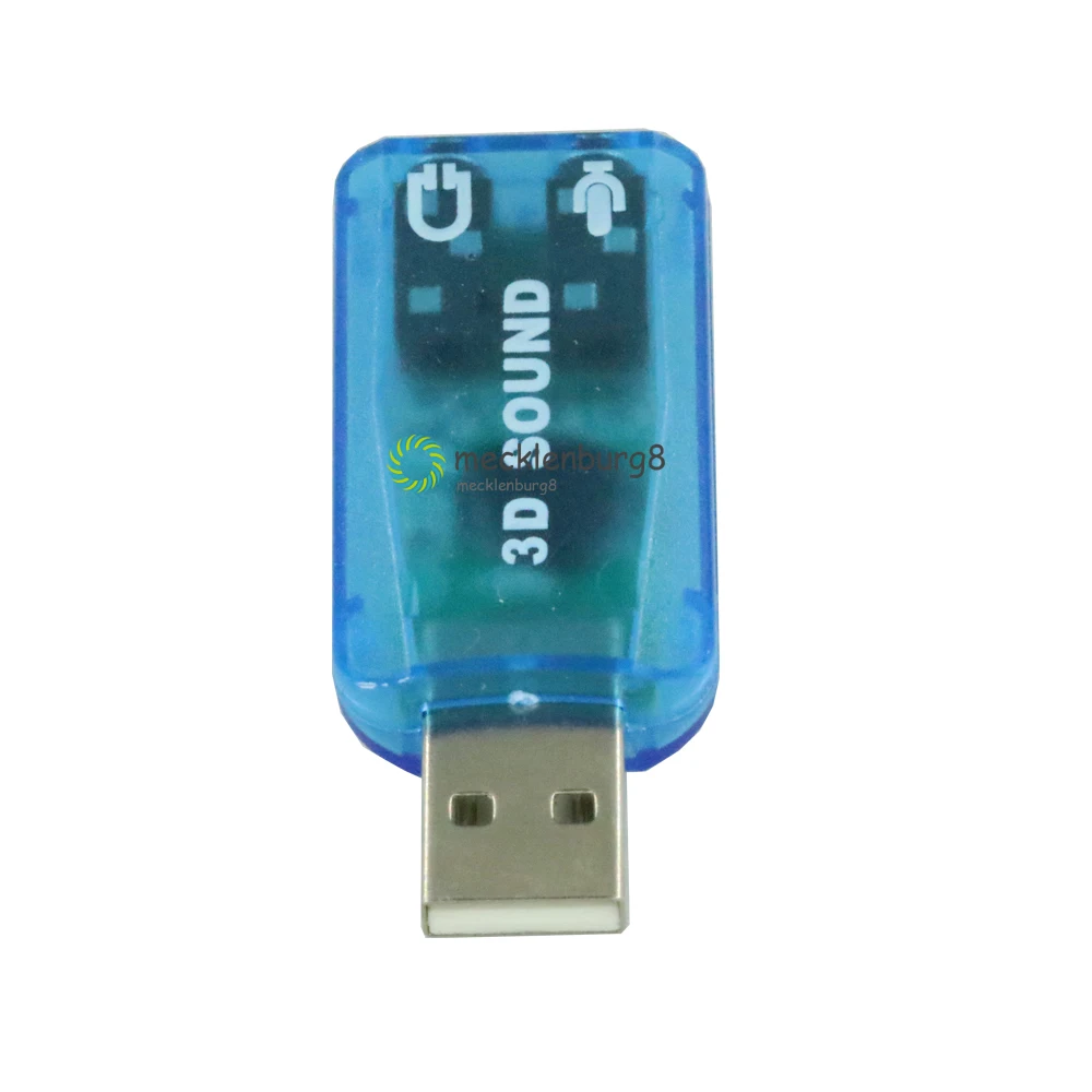 Чипсет CM108 USB 2 0 в 3D адаптер для звуковой карты виртуальная Звуковая дорожка 5 1