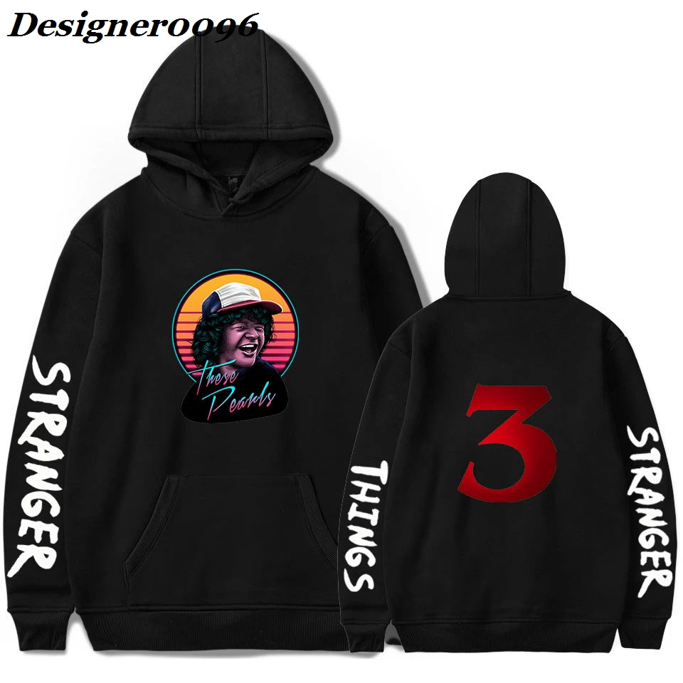 

2019 New Stranger things cosplay American hot TV drama stranger things costume men's sports hoodie 3D printing anime woman coat
