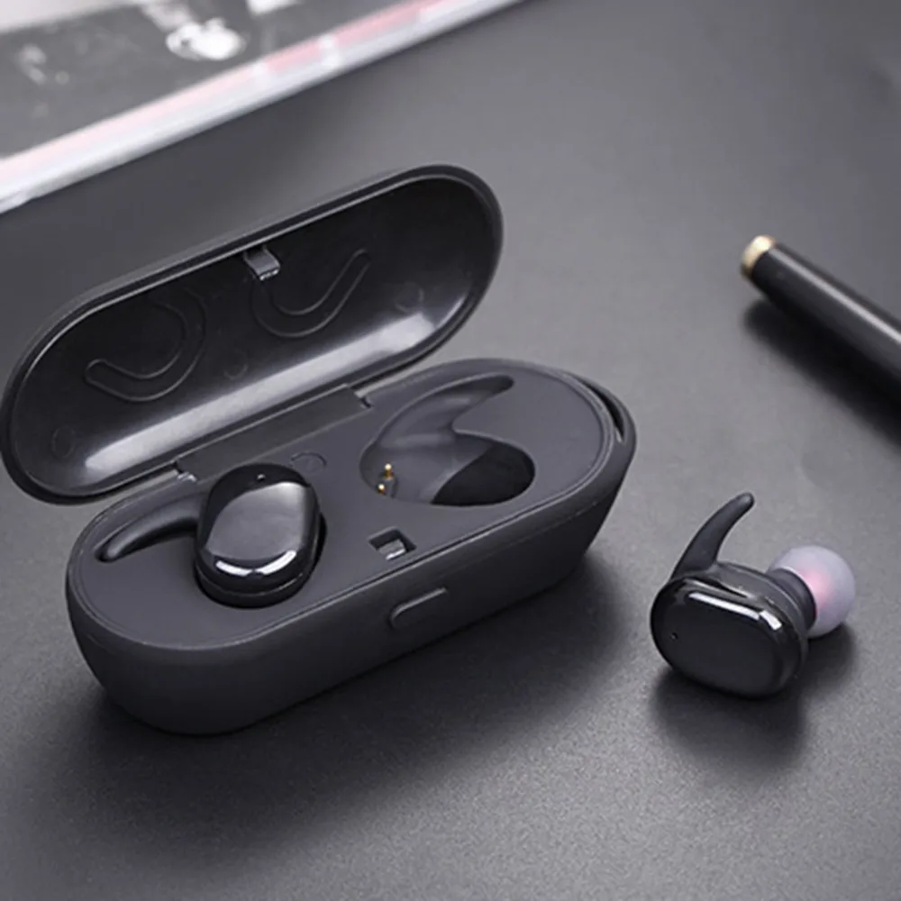 Wireless Headset Bluetooth 5.0 Earbuds Touch Control True Earphone Mini Waterproof Earphones with Charging Box for Smart Phone