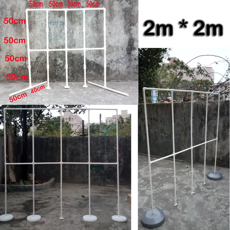 

Square stand 2*2m background curtain holder /Stage wall bracket /Carnival party supplies /Home & Garden wedding decorations