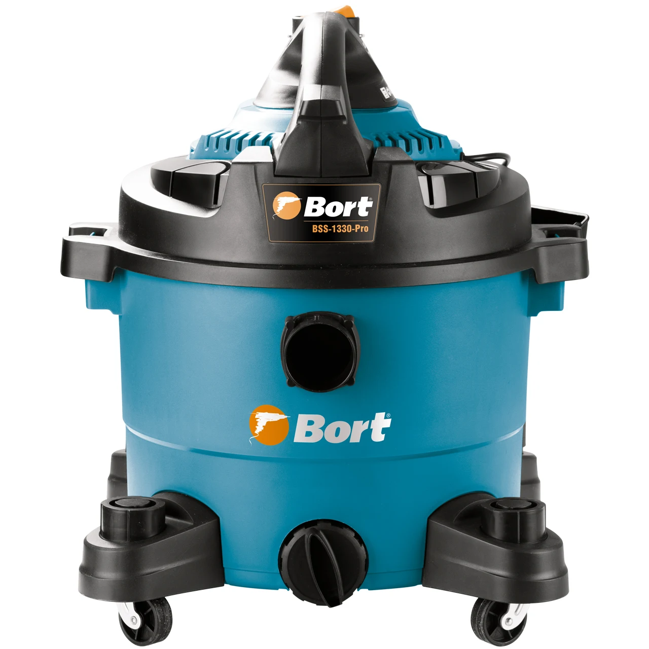 Пылесос электрический Bort BSS-1330-Pro (Мощность 1300 Вт, вместимость пылесборника 30 л, длина шланга 1.8 м, функция выдува и сбора жидкости, длина кабеля 5 м)
