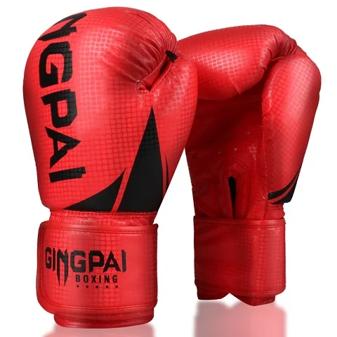 Kickboxing GINGPAI Half Training Boxing Mitts Gloves for Men Women Training Gloves UFC Sparring Gloves for Punching Bag MMA Muay Thai