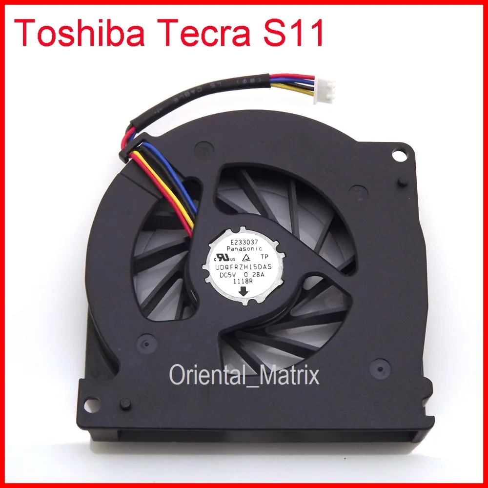 Новый UDQFRZH15DAS DC5V 0.28A охлаждающий вентилятор Замена для Toshiba Tecra S11 кулер процессора