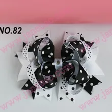 30 шт 4,5 ''двухслойные модные банты для волос эксклюзивная заколка для волос Популярные Детские аксессуары для волос