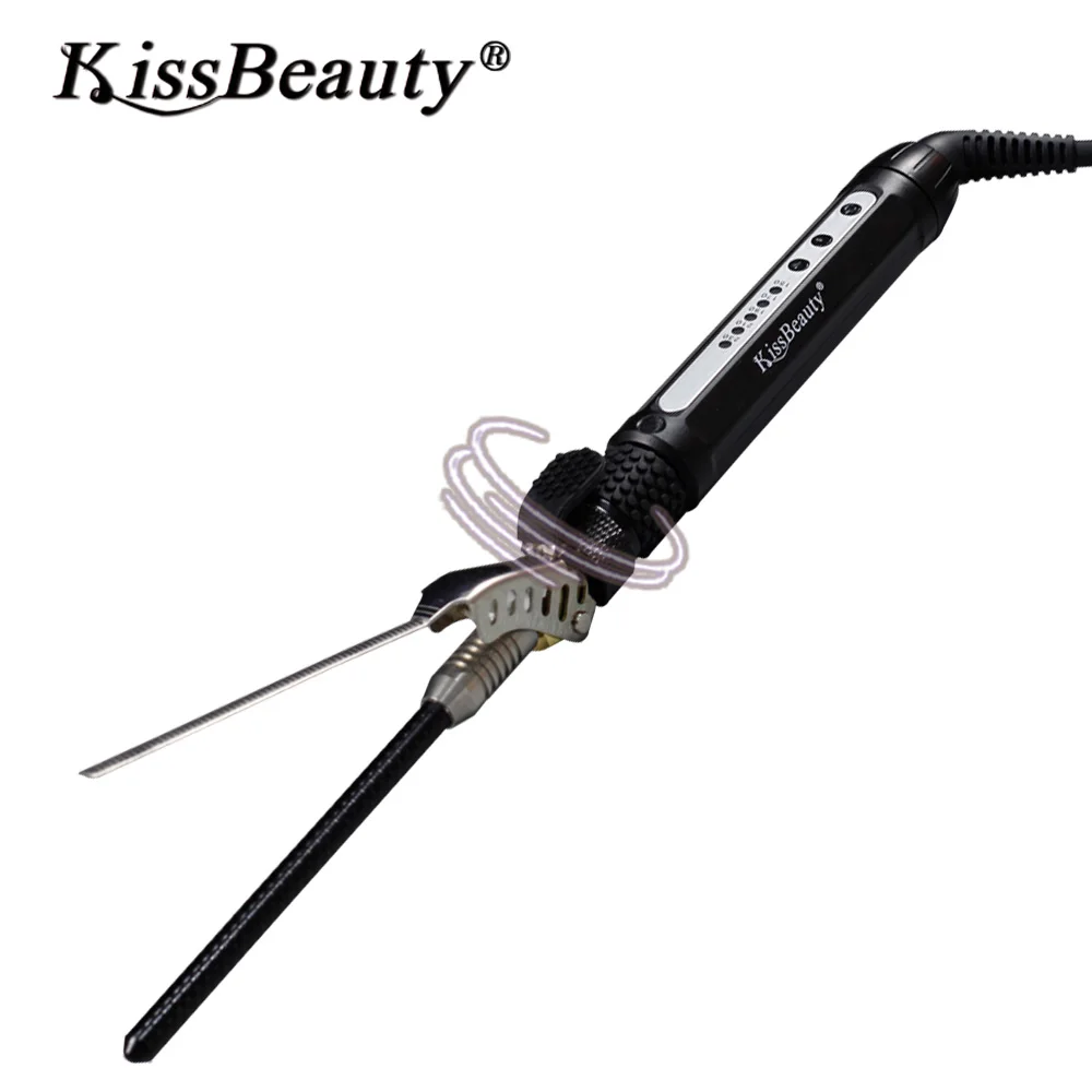 Kissbeauty 7mm Hair Curling Iron Manual Rotating Curling Iron Hair