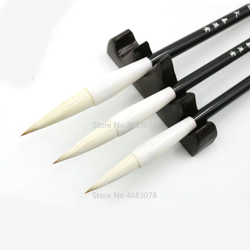 

3Pcs/Set Exquisite Woolen Hairs Chinese Calligraphy Brushes Pen Artist Painting Writing Drawing Brush Fit For School supplies